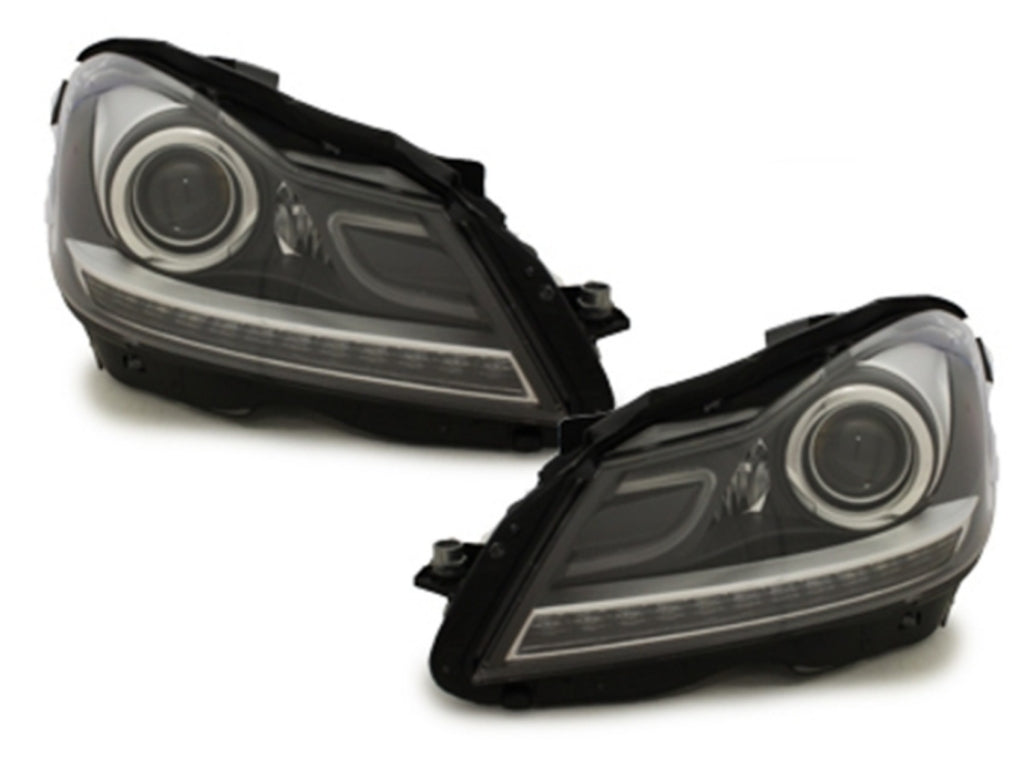 Fari anteriori DRL a LED adatti per Mercedes Classe C W204 S204 C204 2011-2014