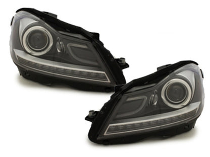 Fari anteriori DRL a LED adatti per Mercedes Classe C W204 S204 C204 2011-2014