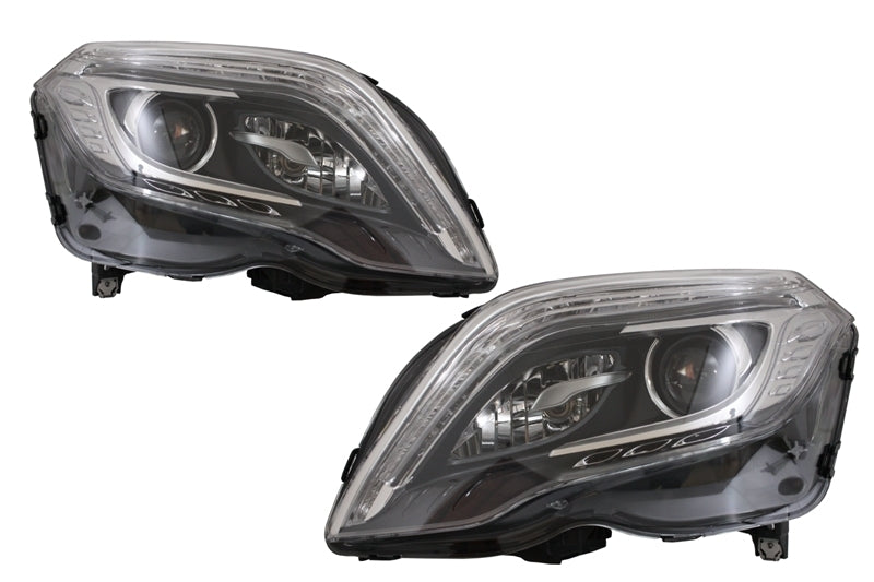 LED DRL Headlights Suitable for Mercedes GLK X204 (2013-2015) Facelift Design 