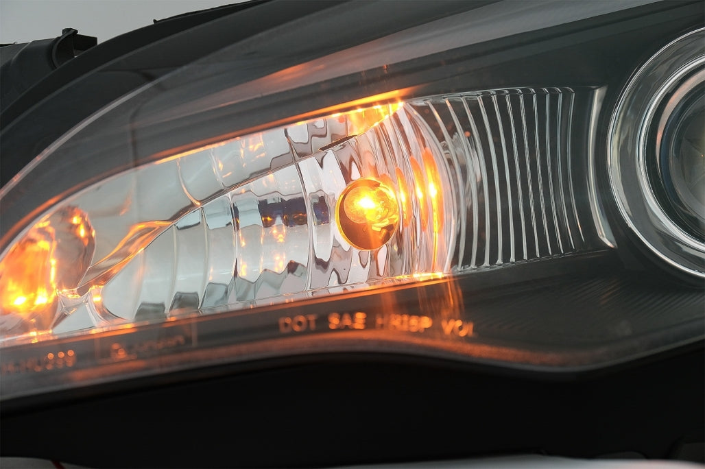 Fari anteriori a LED DRL adatti per Opel Astra J (2010-2015) TUBO LUCE NERO