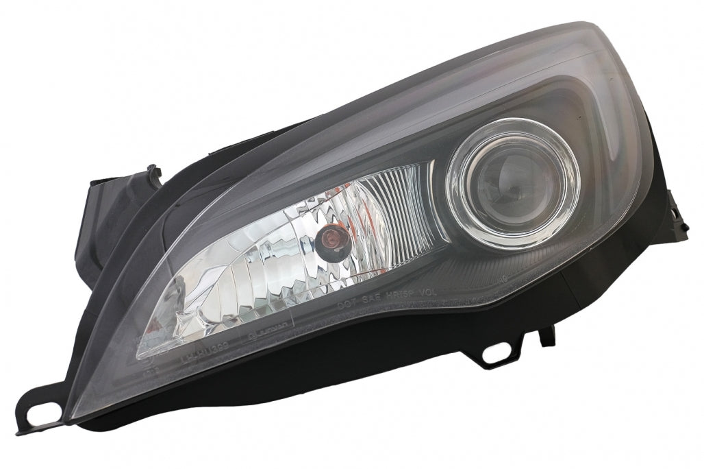 Fari anteriori a LED DRL adatti per Opel Astra J (2010-2015) TUBO LUCE NERO