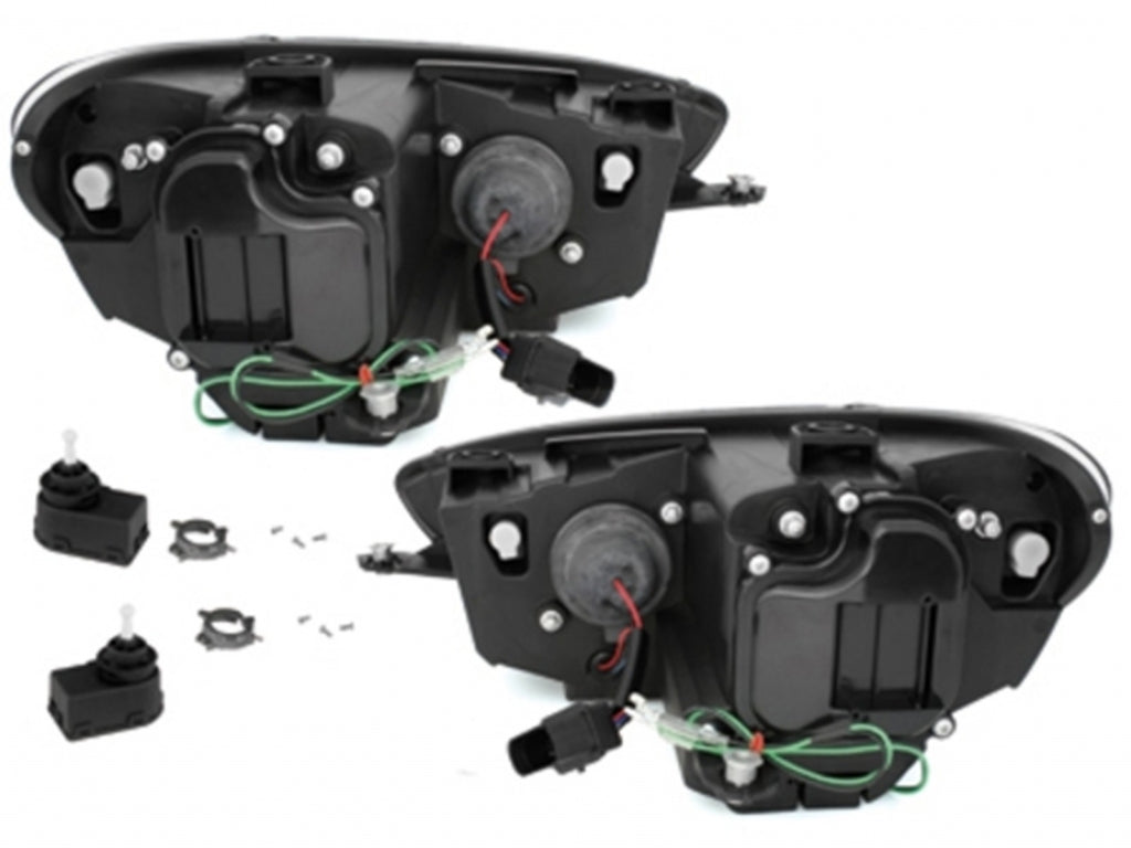 🌟Fari LED DRL adatti per VW Scirocco (2008-04.2014) Nero🌟