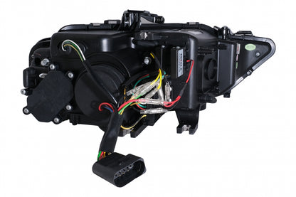 LED DRL Xenon Headlights Suitable for AUDI A4 B8.5 Facelift (2012-2015) Dynamic Sequential Turn Signal Light Black