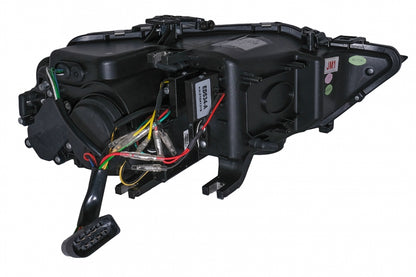 LED DRL Xenon Headlights Suitable for AUDI A4 B8.5 Facelift (2012-2015) Dynamic Sequential Turn Signal Light Black