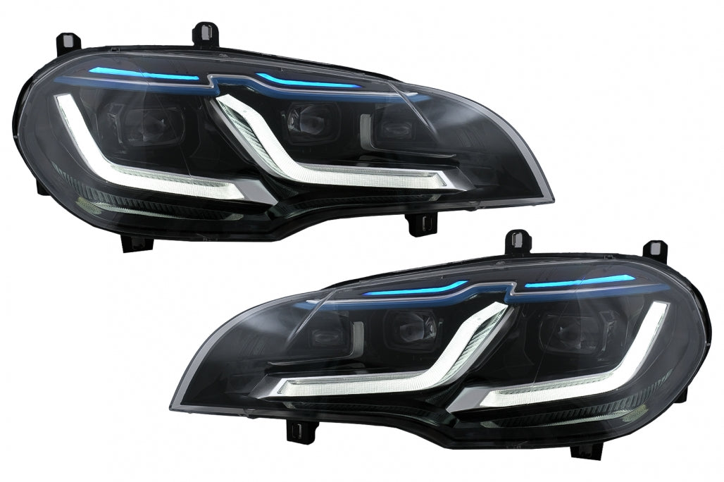 Fari a LED adatti per BMW X5 E70 (2007-2014) Conversione da HID a LED Nero