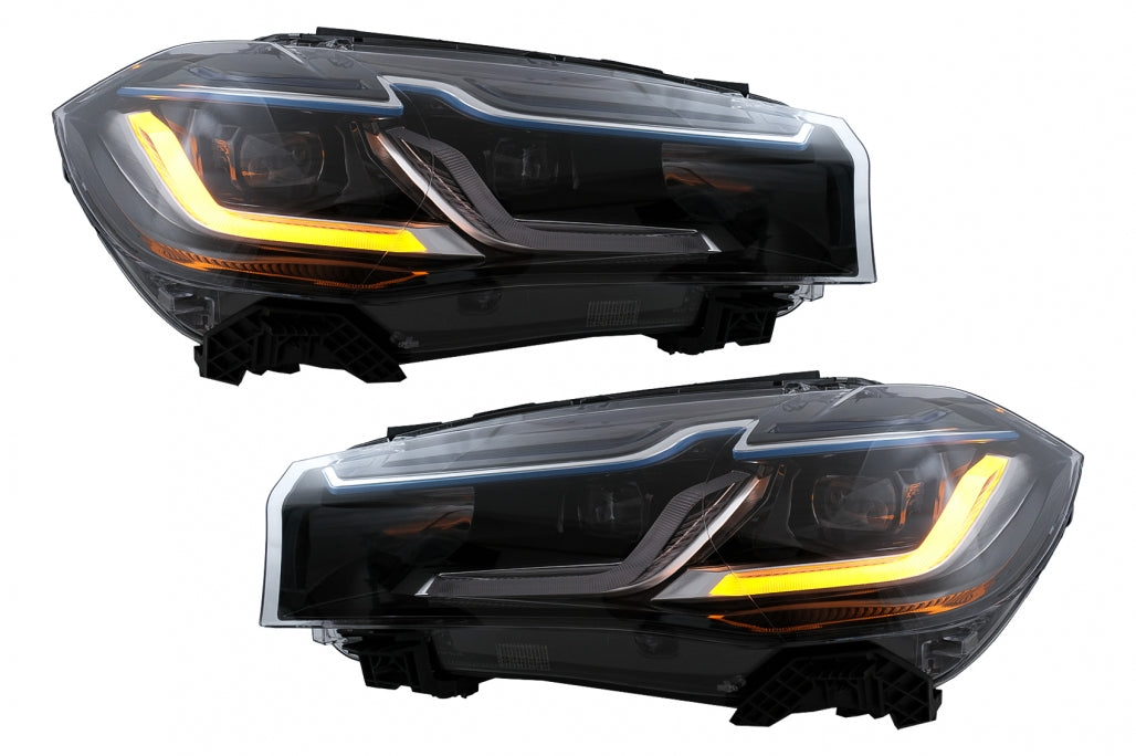 Fari a LED adatti per BMW X5 F15 (2013-2018) Conversione da HID a LED Nero