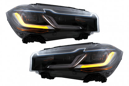Fari a LED adatti per BMW X5 F15 (2013-2018) Conversione da HID a LED Nero