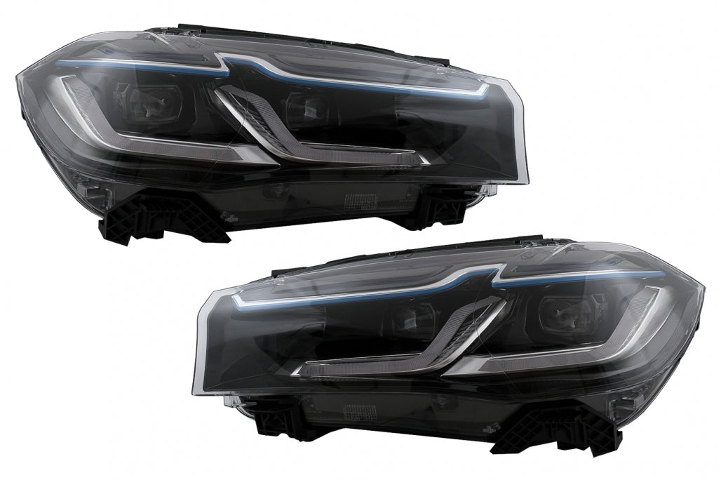 Fari a LED adatti per BMW X5 F15 (2013-2018) Conversione da HID a LED Nero