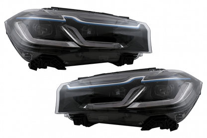 Fari a LED adatti per BMW X5 F15 (2013-2018) Conversione da HID a LED Nero