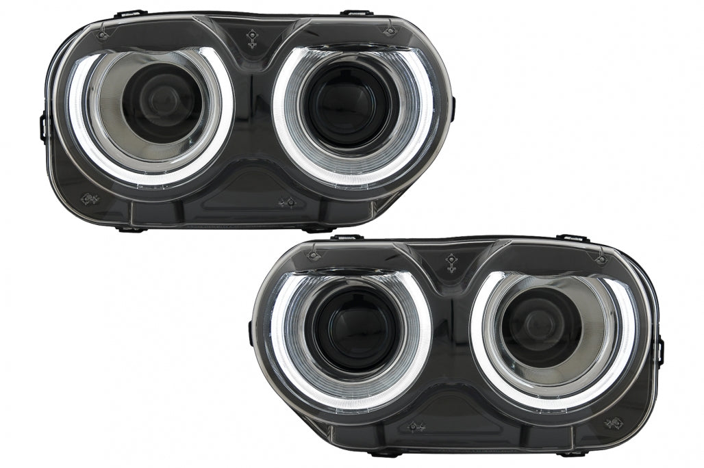 ⭐Fari LED adatti per Dodge Challenger (2015-2023) Nero⭐