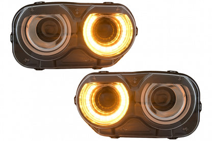 ⭐Fari LED adatti per Dodge Challenger (2015-2023) Nero⭐