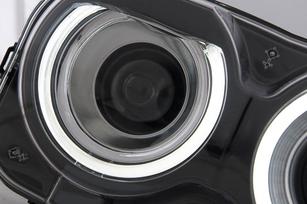 ⭐Fari a LED adatti per Dodge Challenger (2015-2023) Luci RGB nere⭐