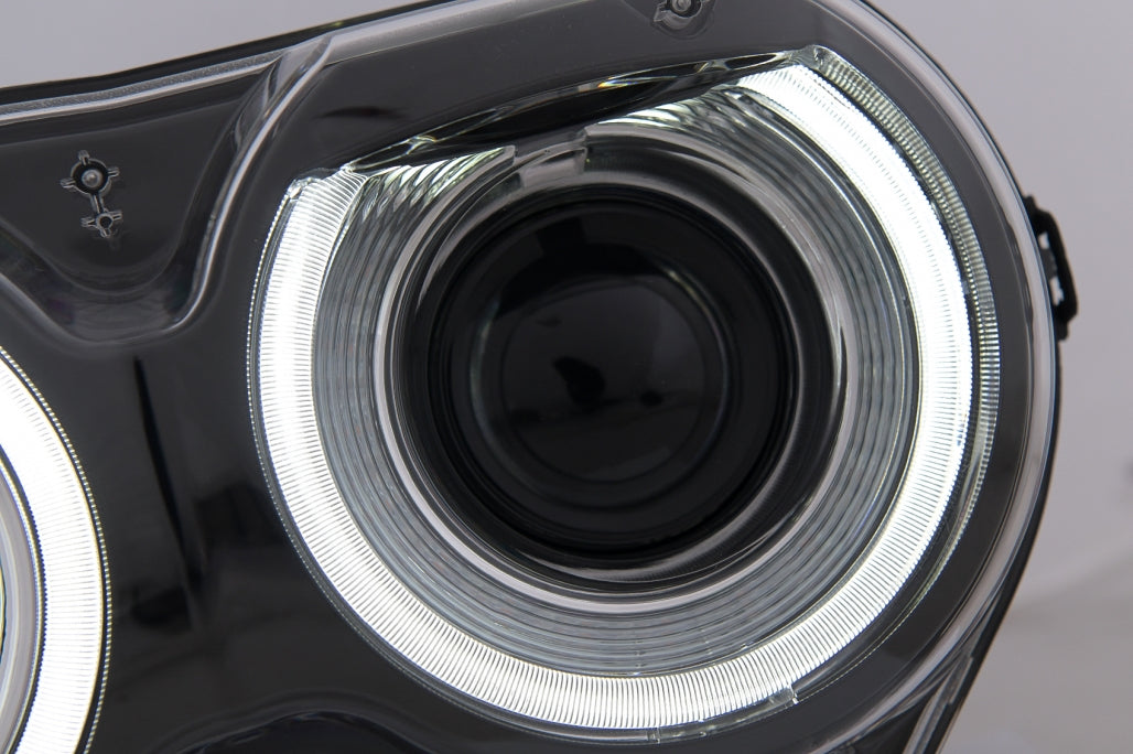 ⭐Fari a LED adatti per Dodge Challenger (2015-2023) Luci RGB nere⭐