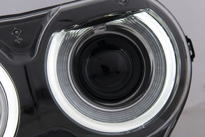 ⭐Fari a LED adatti per Dodge Challenger (2015-2023) Luci RGB nere⭐