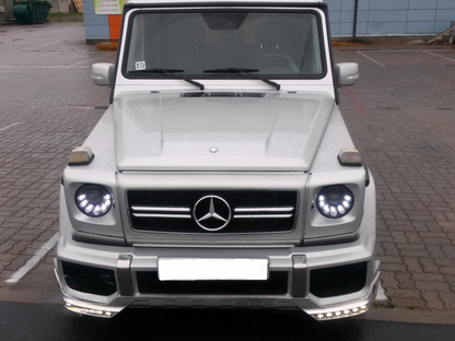 🌟LED Headlights Suitable for Mercedes G-Class W463 (1989-2012) Bi-Xenon Design Black