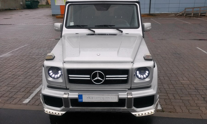 🌟LED Headlights Suitable for Mercedes G-Class W463 (1989-2012) Bi-Xenon Design Black