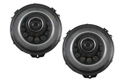 Fari a LED adatti per Mercedes Classe G W463 (2005-2017) Bi-Xenon M-Look Segnale dinamico sequenziale