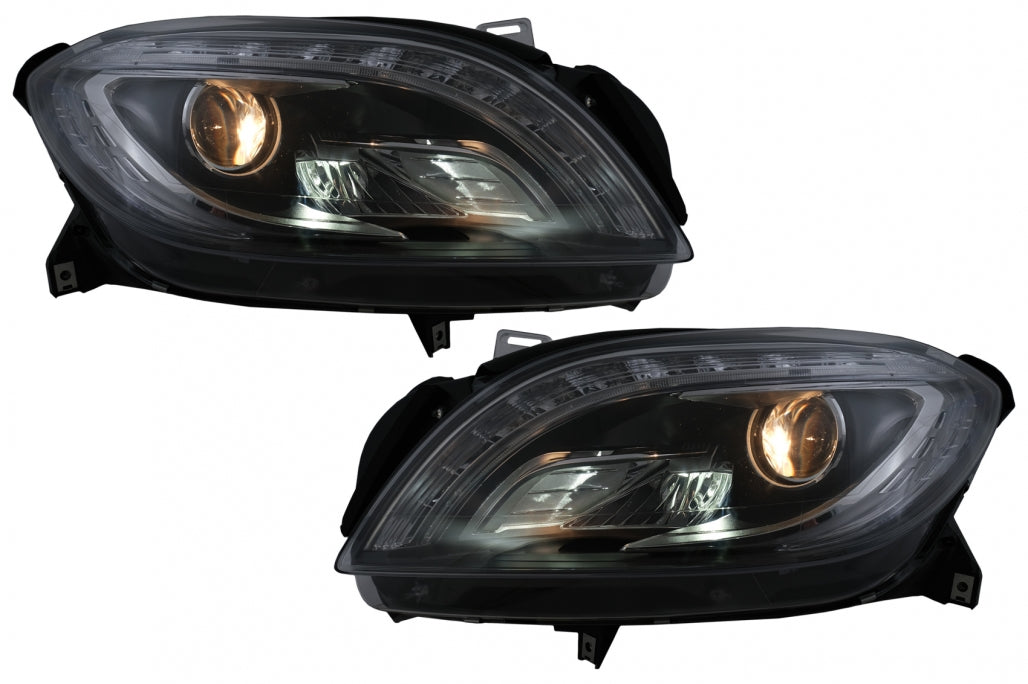 Fari a LED adatti per Mercedes Classe M W166 (2012-2015) Nero