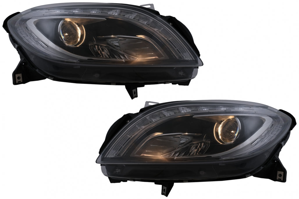 Fari a LED adatti per Mercedes Classe M W166 (2012-2015) Nero