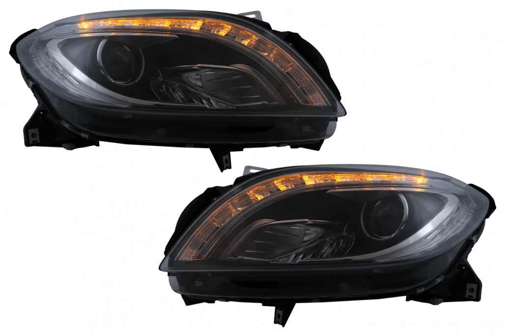 Fari a LED adatti per Mercedes Classe M W166 (2012-2015) Nero