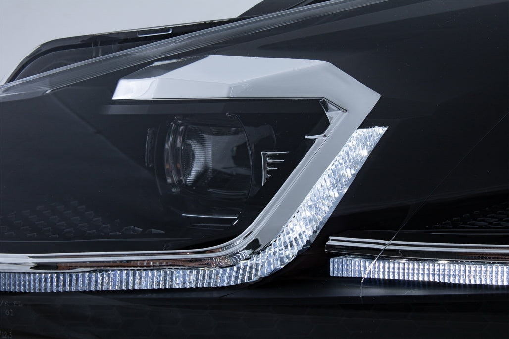Fari a LED adatti per VW Golf 6 VI (2008-2013) con Facelift G7.5 Look Silver