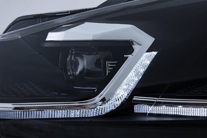 Fari a LED adatti per VW Golf 6 VI (2008-2013) con Facelift G7.5 Look Silver