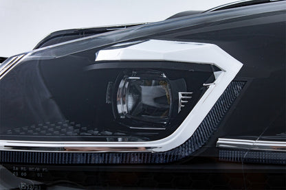 Fari a LED adatti per VW Golf 6 VI (2008-2013) con Facelift G7.5 Look Silver