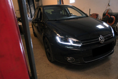 Fari a LED adatti per VW Golf 6 VI (2008-2013) con Facelift G7.5 Look Silver