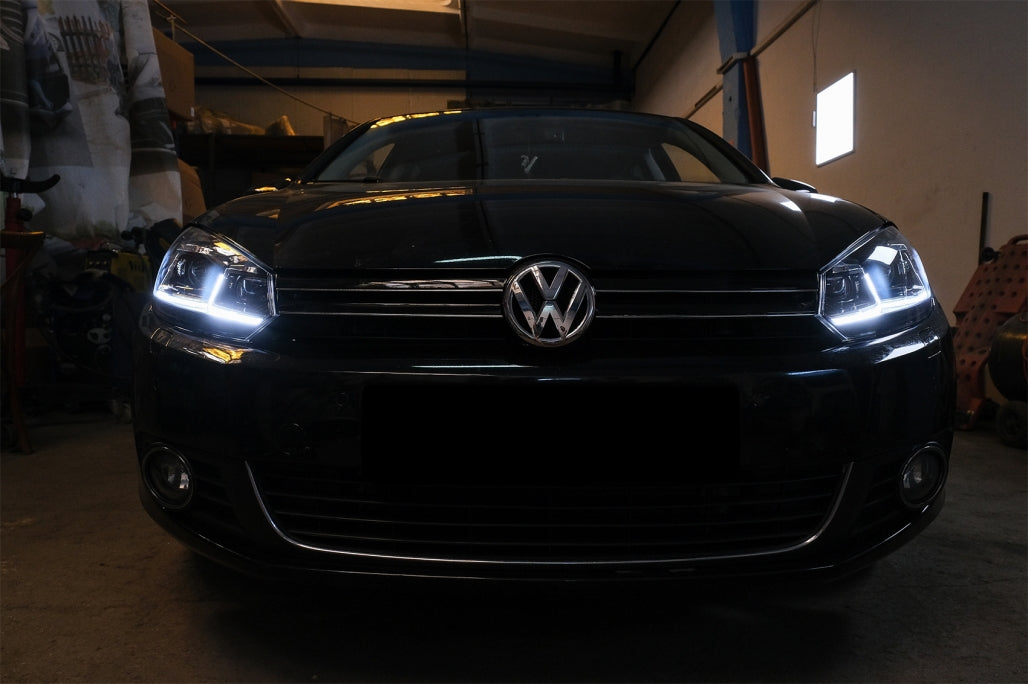 Fari a LED adatti per VW Golf 6 VI (2008-2013) con Facelift G7.5 Look Silver