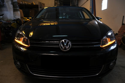 😎Fari a LED adatti per VW Golf 6 VI😎