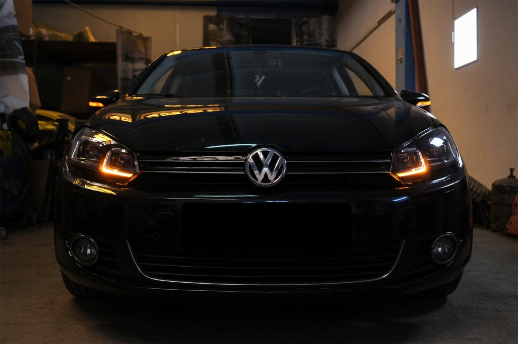 Fari a LED adatti per VW Golf 6 VI (2008-2013) con Facelift G7.5 Look Silver