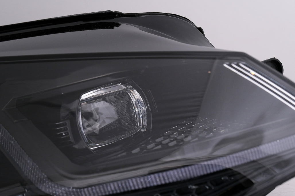 LED Headlights Suitable for VW Golf 7 VII (2012-2017) Black Facelift G7.5