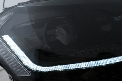 LED Headlights Suitable for VW Golf 7 VII (2012-2017) Black Facelift G7.5
