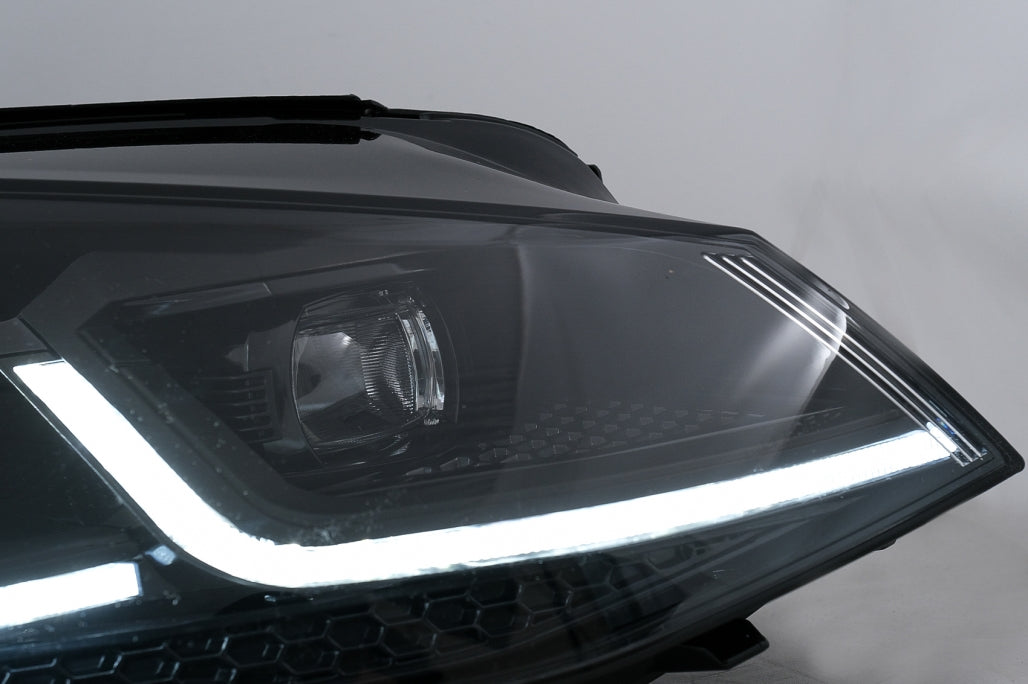 LED Headlights Suitable for VW Golf 7 VII (2012-2017) Black Facelift G7.5