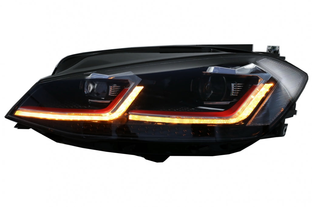 Fari a LED adatti per VW Golf 7.5 VII (dal 2017-up) GTI Look con luci di svolta dinamiche sequenziali