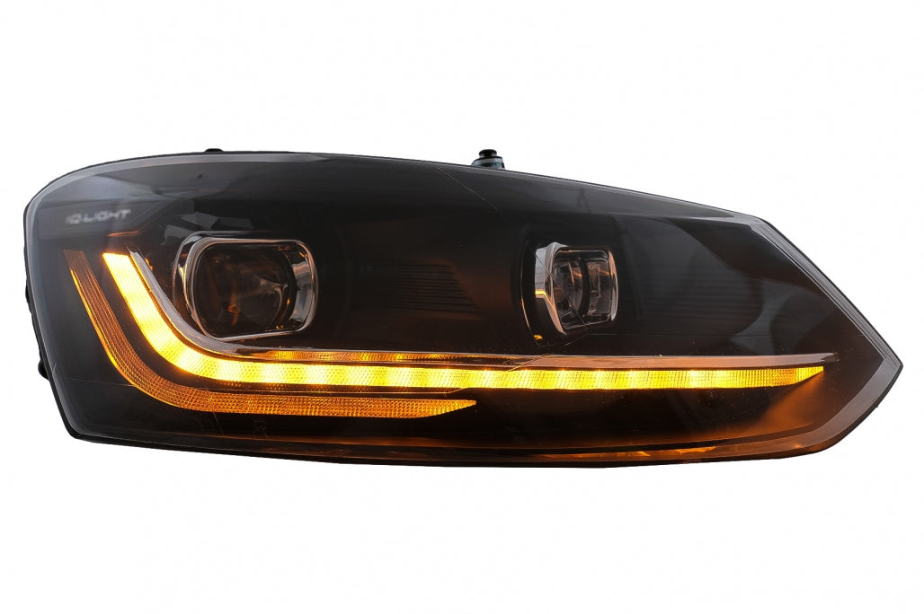 Fari a LED adatti per VW Polo Mk5 6R 6C (2010-2017) Luce di svolta sequenziale
