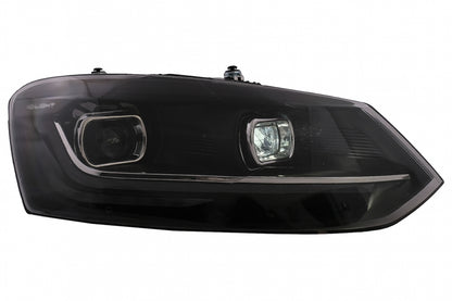 Fari a LED adatti per VW Polo Mk5 6R 6C (2010-2017) Luce di svolta sequenziale