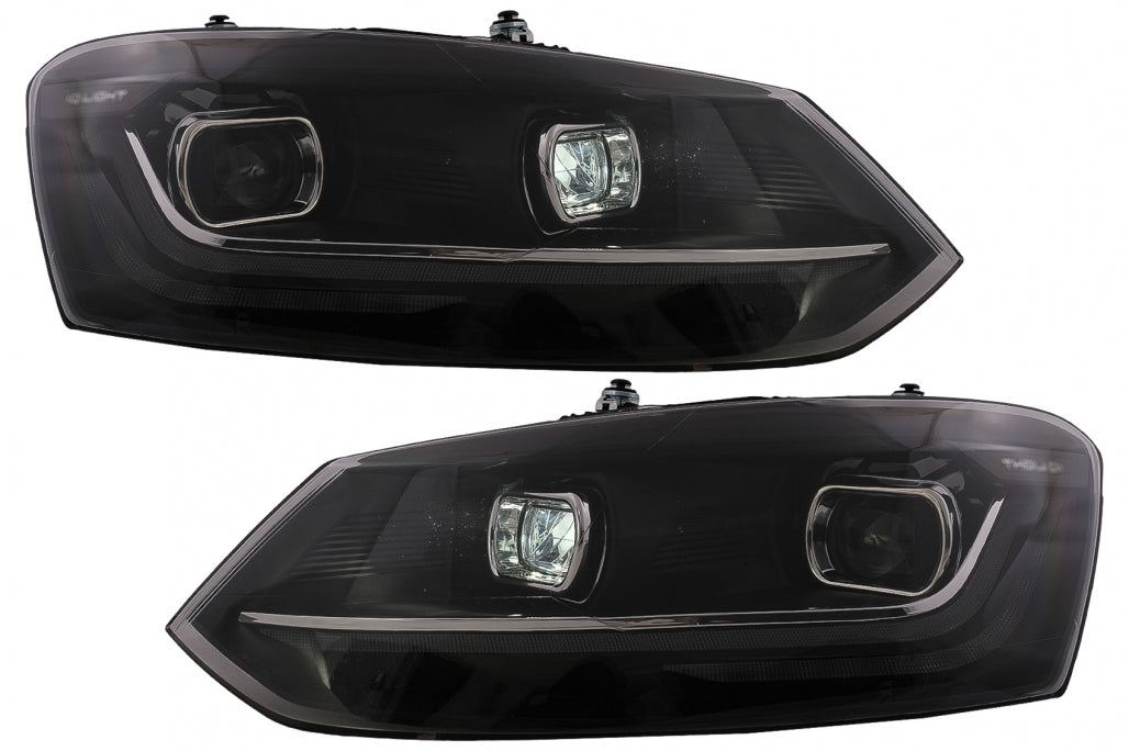 Fari a LED adatti per VW Polo Mk5 6R 6C (2010-2017) Luce di svolta sequenziale