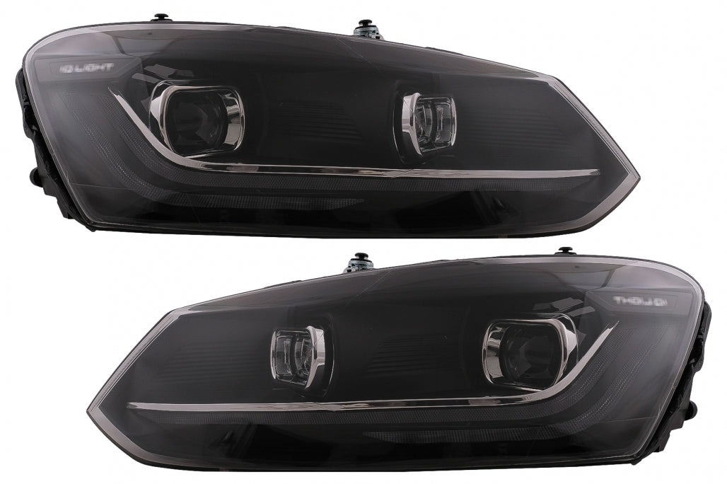 Fari a LED adatti per VW Polo Mk5 6R 6C (2010-2017) Luce di svolta sequenziale
