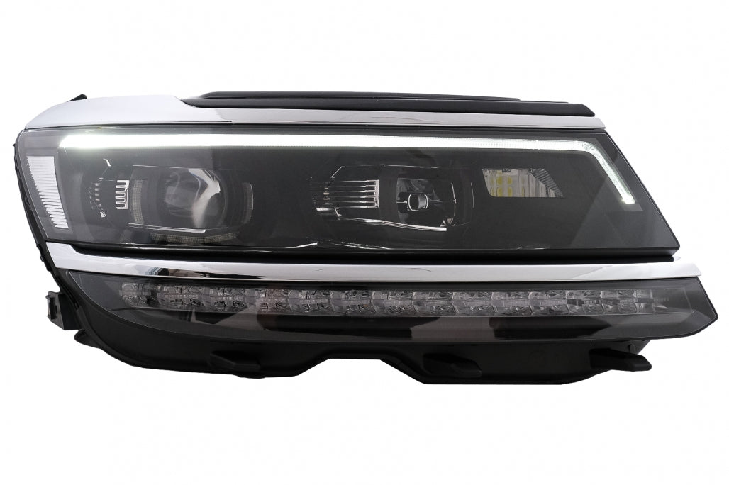 LED Headlights Suitable for VW Tiguan II Mk2 (2016-2019) R-Line Matrix Design Driving Lights