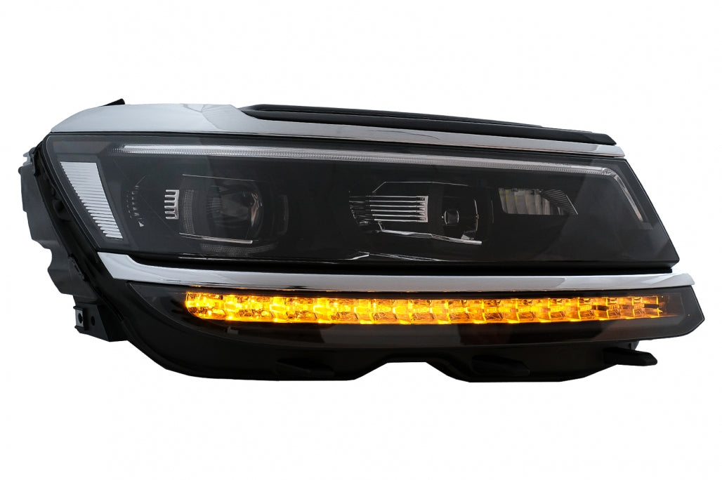 LED Headlights Suitable for VW Tiguan II Mk2 (2016-2019) R-Line Matrix Design Driving Lights