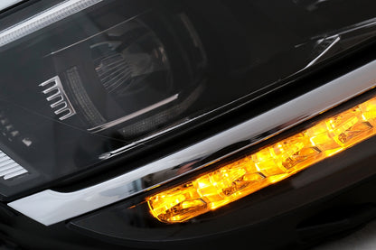 LED Headlights Suitable for VW Tiguan II Mk2 (2016-2019) R-Line Matrix Design Driving Lights