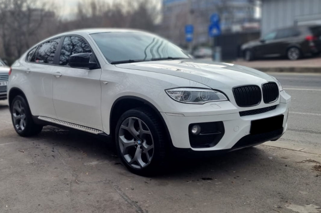Fari a LED Xenon Angel Eyes 3D Dual Halo Cerchi adatti per BMW X6 E71 (2008-2012)