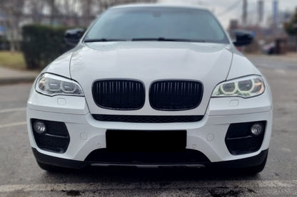 Fari a LED Xenon Angel Eyes 3D Dual Halo Cerchi adatti per BMW X6 E71 (2008-2012)