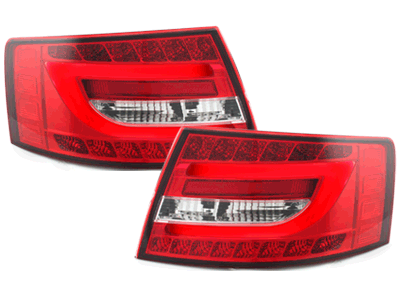 Barra luminosa a LED fanali posteriori adatto per Audi A6 4F Limousine Rosso