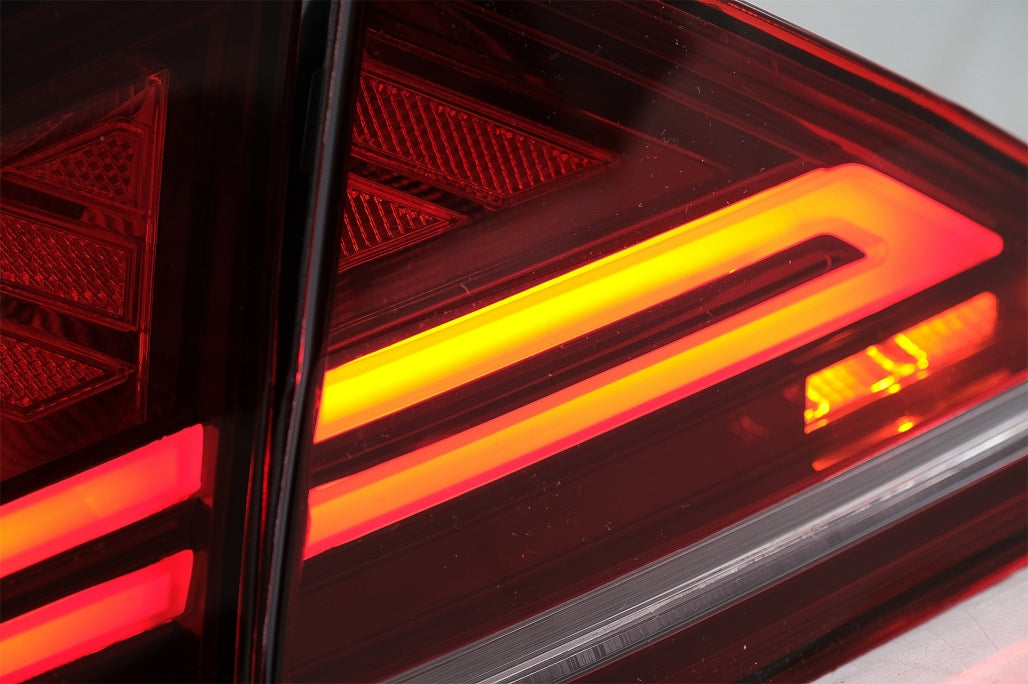 Luce LED Barra Fanali Posteriori adatti per Audi A7 4G (2010-2014) Facelift Design Cherry Red Smoke