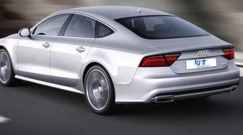 Luce LED Barra Fanali Posteriori adatti per Audi A7 4G (2010-2014) Facelift Design Cherry Red Smoke