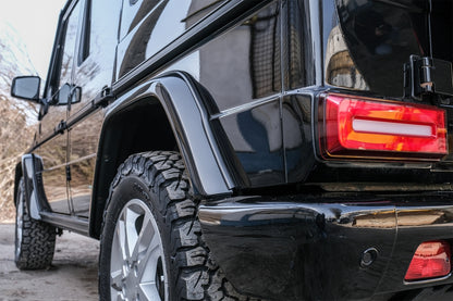 LED Rear Lights Suitable for Mercedes G-Class W463 (2008-2017) Facelift 2018 Design Dynamic Sequential Turning Lights Smoke Red 