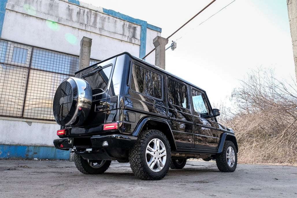 LED Rear Lights Suitable for Mercedes G-Class W463 (2008-2017) Facelift 2018 Design Dynamic Sequential Turning Lights Smoke Red 