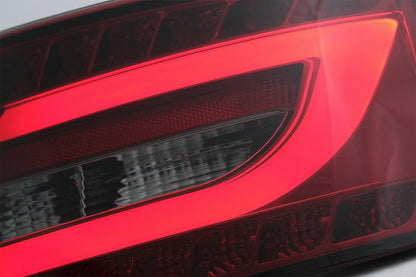 Fanali posteriori a LED adatti per Audi A6 C6 4F Limousine (04.2004-2008) Red Sm